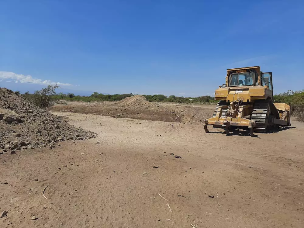 Road construction by FTK in Kilimanjaro